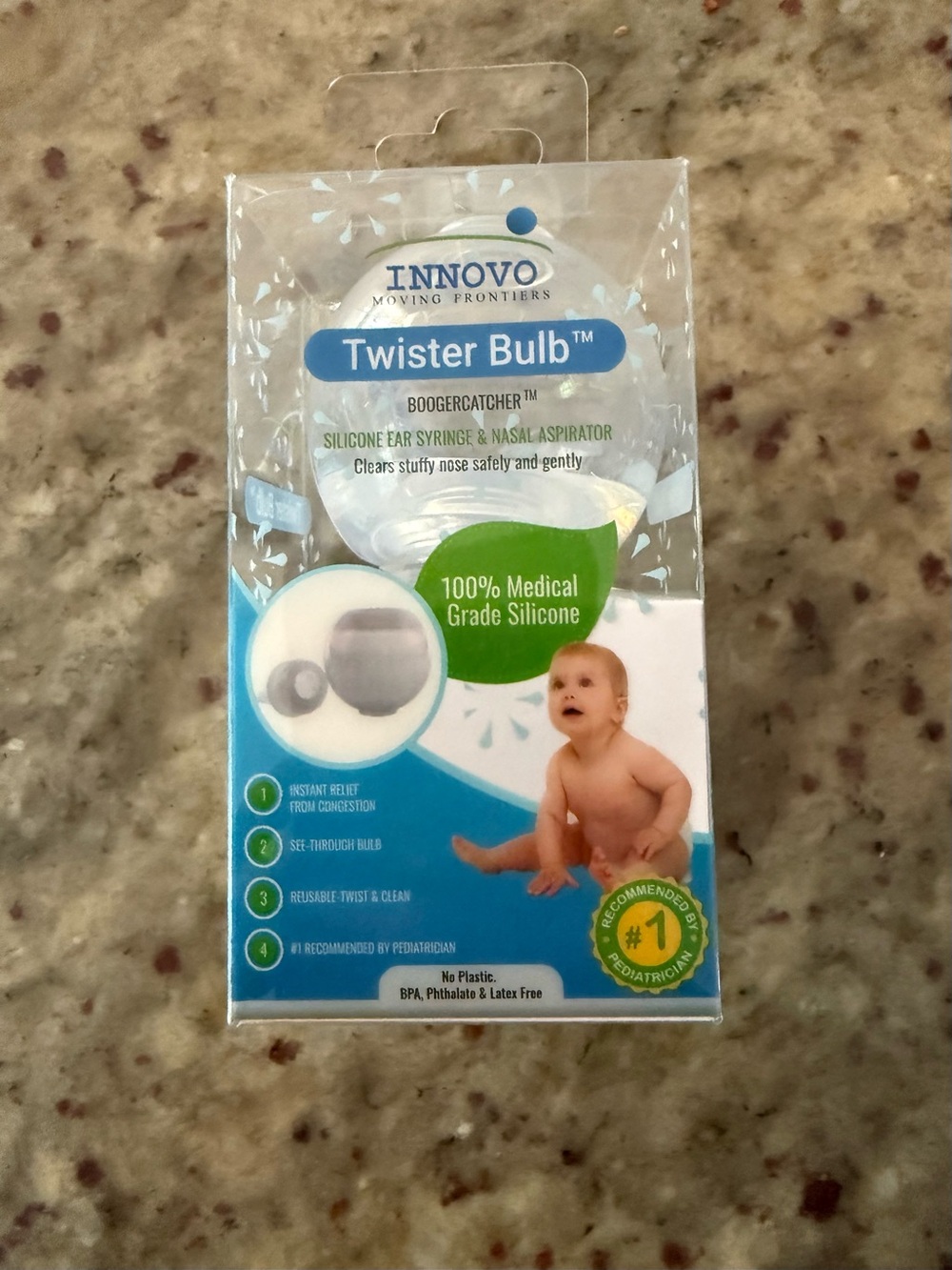 Innovo Twister Bulb Silicone Nasal & Ear Aspirator